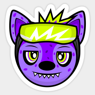 RELAXED HYPER HYENA Sticker